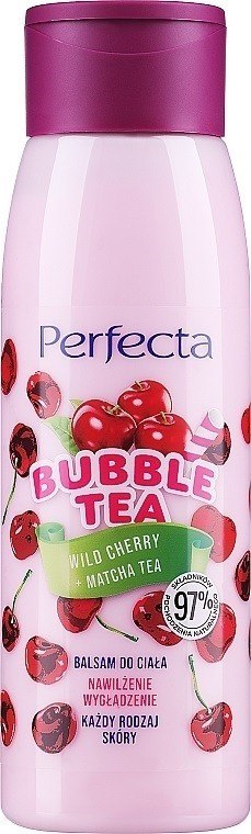 DAX PERFECTA Bubble Tea Balsam do ciała Nawilżenie wygładzenie - Wild Cherry & Matcha Tea - Mini 100 mg