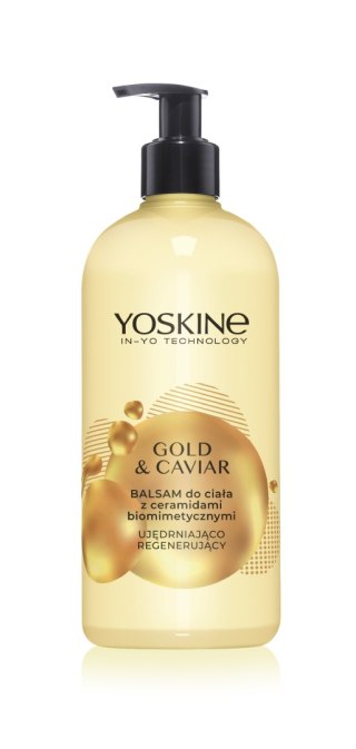 DAX YOSKINE Gold & Caviar Balsam do ciała z ceramidami biomimetycznymi ujędrniająco regenerujący 400 ml