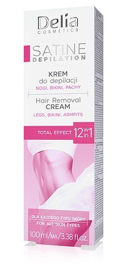 DELIA DELIA Satine Depilation Krem do depilacji 12w1 Total Effect 100 ml