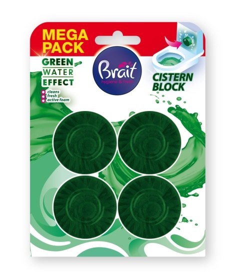DRAMERS BRAIT Green Water Effect Krążek do WC Zielony 4 x 50 g