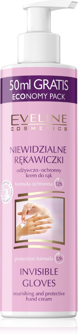 EVELINE EVELINE Niewidzialne rękawiczki Odżywczo - ochronny krem do rąk 245 ml