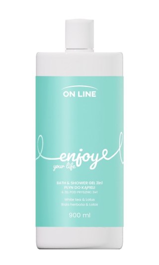 FORTE SWEEDEN ON LINE Emocje Żel i płyn do kąpieli 2w1 Enjoy 900 ml