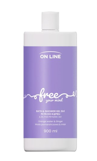FORTE SWEEDEN ON LINE Emocje Żel i płyn do kąpieli 2w1 Free 900 ml