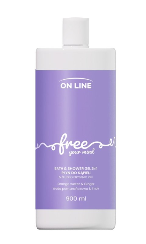 FORTE SWEEDEN ON LINE Emocje Żel i płyn do kąpieli 2w1 Free 900 ml