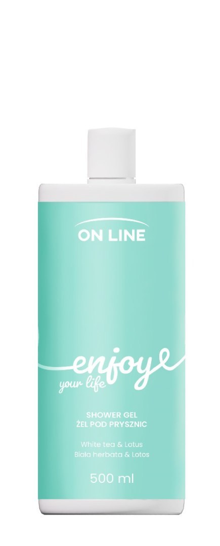 FORTE SWEEDEN ON LINE Emocje Żel pod prysznic Enjoy - biała herbata i lotos 500 ml