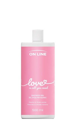 FORTE SWEEDEN ON LINE Emocje Żel pod prysznic Love - piwonia i woda różana 500 ml