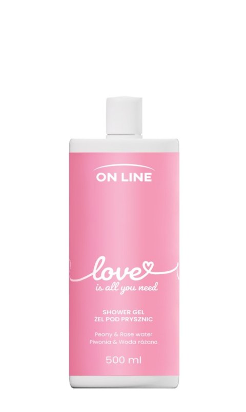 FORTE SWEEDEN ON LINE Emocje Żel pod prysznic Love - piwonia i woda różana 500 ml