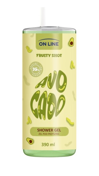 FORTE SWEEDEN ON LINE Fruity Shot Żel pod prysznic Avocado 390 ml