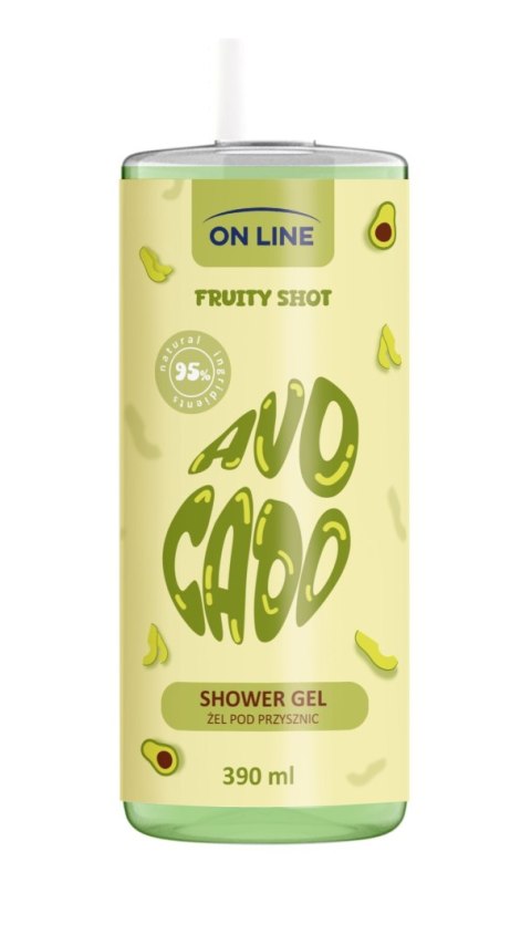 FORTE SWEEDEN ON LINE Fruity Shot Żel pod prysznic Avocado 390 ml