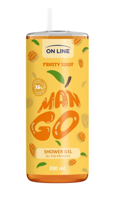 FORTE SWEEDEN ON LINE Fruity Shot Żel pod prysznic Mango 390 ml