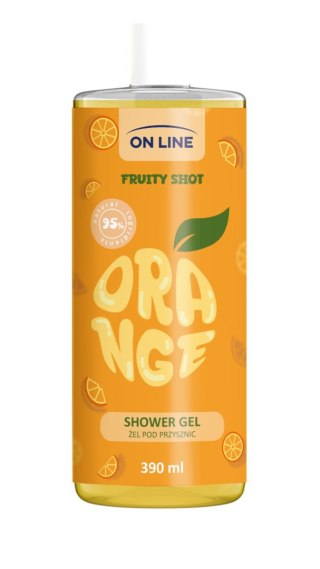 FORTE SWEEDEN ON LINE Fruity Shot Żel pod prysznic Orange 390 ml