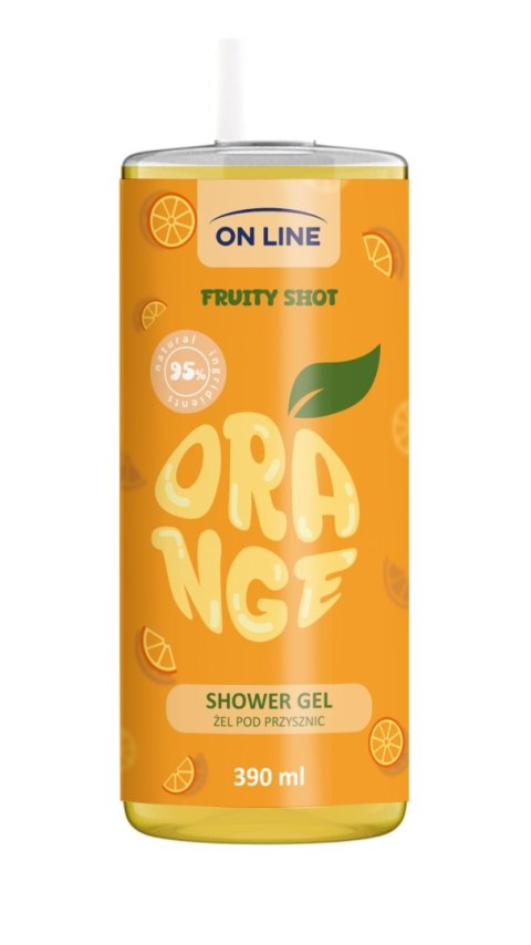 FORTE SWEEDEN ON LINE Fruity Shot Żel pod prysznic Orange 390 ml