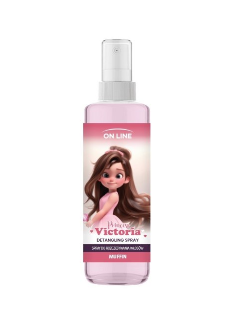 FORTE SWEEDEN ON LINE KIDS Princess Victoria Spray do rozczesywania włosów - Muffin 200 ml