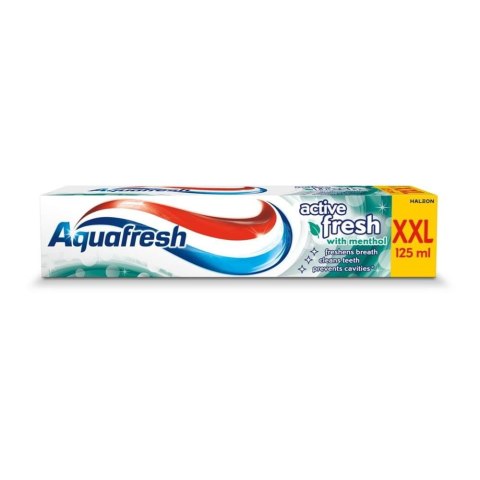 GSK AQUAFRESH Active Fresh Pasta do zębów z mentolem 125 ml (XXL)