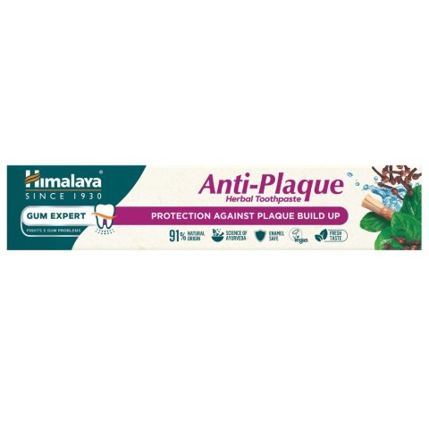 HIMALAYA HIMALAYA Gum Expert Ziołowa Pasta do zębów Anti-Plaque przeciw płytce nazębnej 75ml