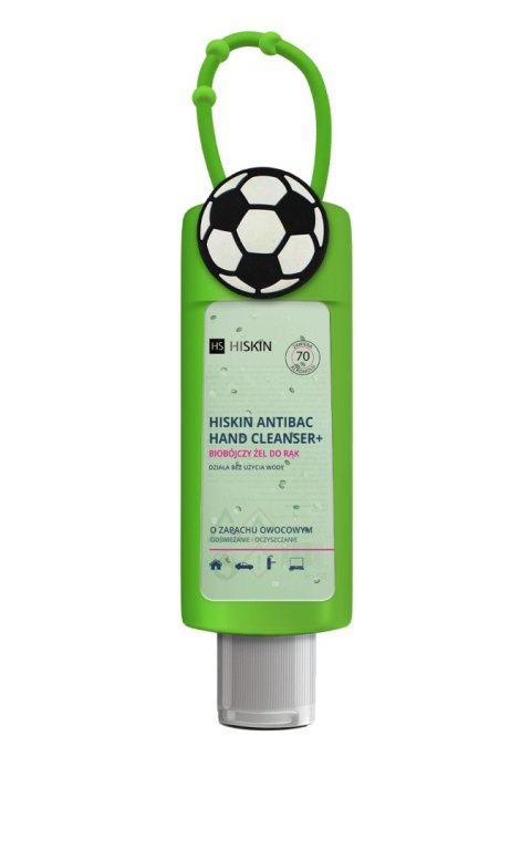 HISKIN HISKIN Antibac Hand Cleanser+ Biobójczy Żel do rąk owocowy - piłka (butelka 75ml+etui)
