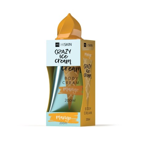 HISKIN HISKIN Crazy Ice Cream Krem do ciała - Mango 200 ml