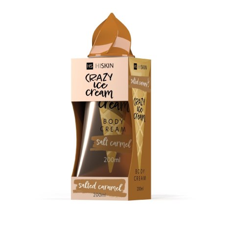 HISKIN HISKIN Crazy Ice Cream Krem do ciała - Salted Caramel 200 ml