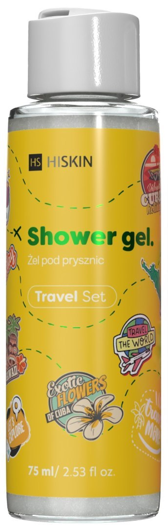 HISKIN HISKIN Travel Set Żel pod prysznic 75 ml