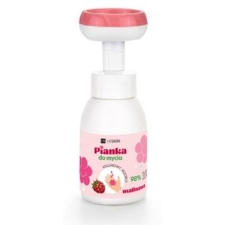 HISKIN HISKIN for Kids Pianka do mycia rąk i ciała Malina 300 ml