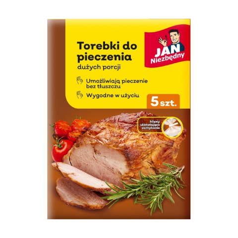 JAN N. GROSIK JAN NIEZBĘDNY Torebki do pieczenia dużych porcji (35x43cm) 1op.-5szt