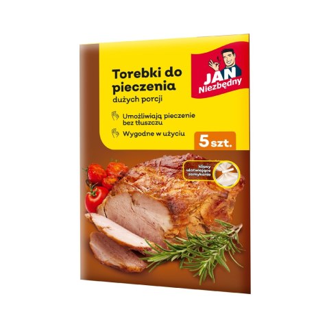 JAN N. GROSIK JAN NIEZBĘDNY Torebki do pieczenia dużych porcji (35x43cm) 1op.-5szt