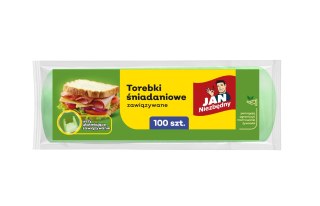 JAN N. GROSIK JAN NIEZBĘDNY Torebki śniadaniowe zawiązywane - foliowe 1op.-100szt