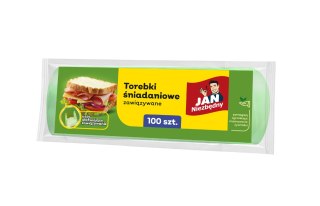 JAN N. GROSIK JAN NIEZBĘDNY Torebki śniadaniowe zawiązywane - foliowe 1op.-100szt