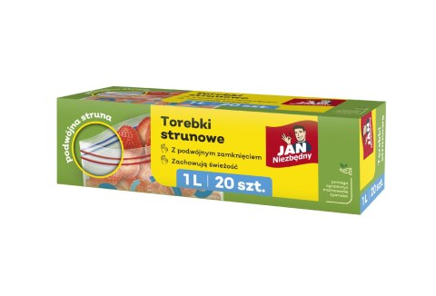 JAN N. GROSIK JAN NIEZBĘDNY Torebki strunowe (podwójne zamknięcie) 1L - 20 sztuk