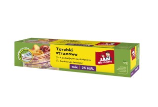 JAN N. GROSIK JAN NIEZBĘDNY Torebki strunowe (podwójne zamknięcie) Mix - 25 sztuk