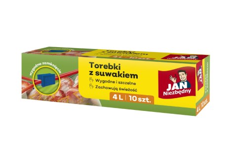 JAN N. GROSIK JAN NIEZBĘDNY Torebki z suwakiem 4L - 10 sztuk
