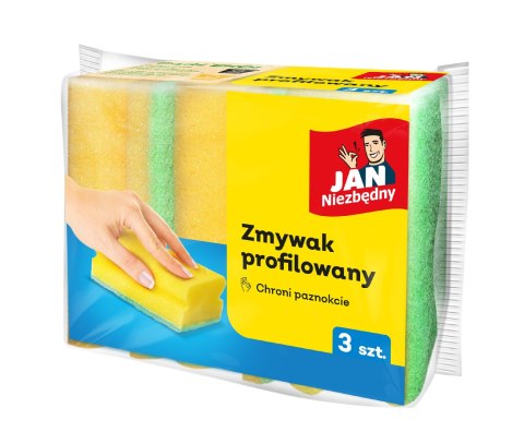 JAN N. GROSIK JAN NIEZBĘDNY Zmywak profilowany - chroni paznokcie 1op.-3szt