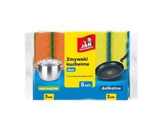JAN N. GROSIK JAN NIEZBĘDNY Zmywaki kuchenne DUO (normalne i delikatne) 1op.-5szt