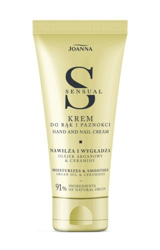 JOANNA JOANNA Sensual Krem do rąk i paznokci nawilżająco-wygładzający Olejek arganowy i Ceramidy 100 g