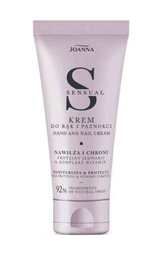 JOANNA JOANNA Sensual Krem nawilżająco-ochronny do rąk i paznokci Proteiny jedwabiu 100 g
