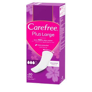 JOHNSON CAREFREE Wkładki higieniczne PLUS LONG 20 sztuk