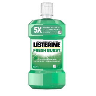 JOHNSON LISTERINE Płyn do płukania jamy ustnej Fresh Burst 500 ml