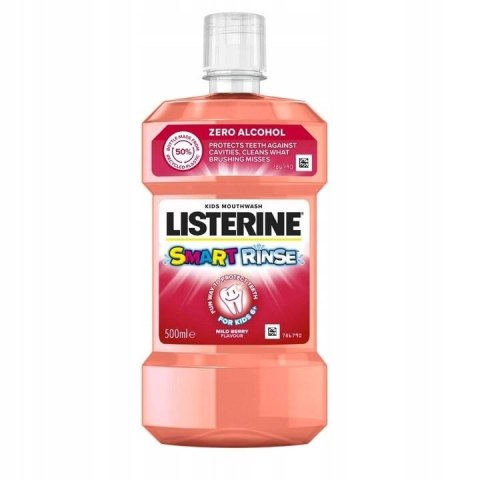 JOHNSON LISTERINE Smart Rinse Mild Berry Płyn do płukania ust 500 ml
