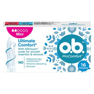 JOHNSON O.B. ProComfort Ultimate Mini tampony higieniczne 1 op. - 16 szt.