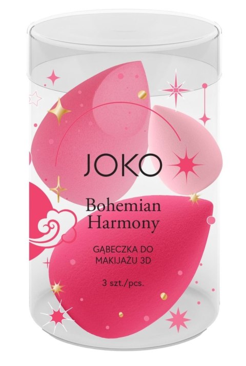 JOKO JOKO Gąbeczka do makijażu 3D Bohemian Harmony 1op.-3szt