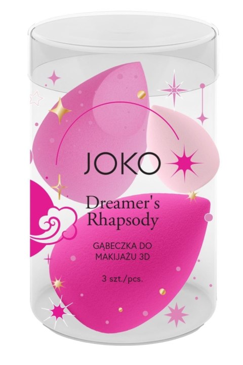 JOKO JOKO Gąbeczka do makijażu 3D Dreamer`s Rhapsody 1op.-3szt