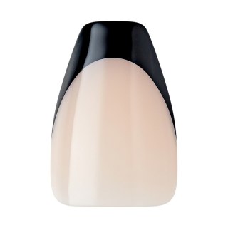 KISS KISS Sztuczne paznokcie na klej Salon Acrylic French, Flame, Black, Short Coffin