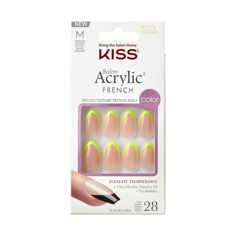 KISS KISS Sztuczne paznokcie samoprzylepne Acrylic French Hype Neon
