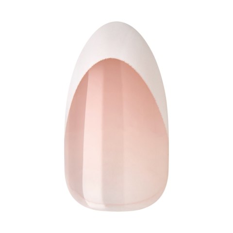 KISS KISS Sztuczne paznokcie samoprzylepne Modern French, No Glue Needed, White Tips, Medium Almond