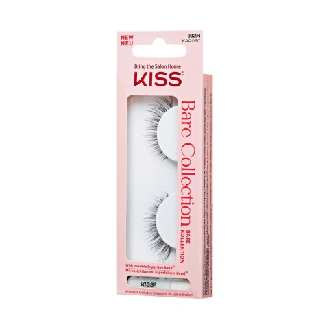 KISS KISS Sztuczne rzęsy Bare Collection KAR03, 1 Pair & Lash Glue Net Wt. 1g