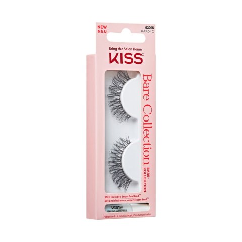 KISS KISS Sztuczne rzęsy Bare Collection KAR04, 1 Pair & Lash Glue Net Wt. 1g