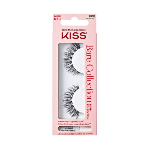 KISS KISS Sztuczne rzęsy Bare Collection KAR04, 1 Pair & Lash Glue Net Wt. 1g