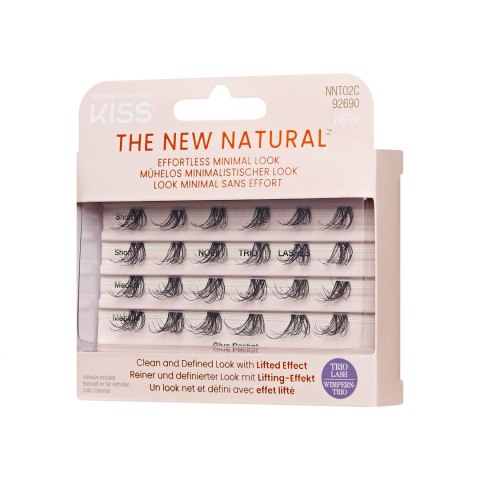 KISS KISS Sztuczne rzęsy kępki The New Natural, 24 kępki