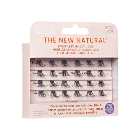 KISS KISS Sztuczne rzęsy kępki The New Natural, 24 kępki