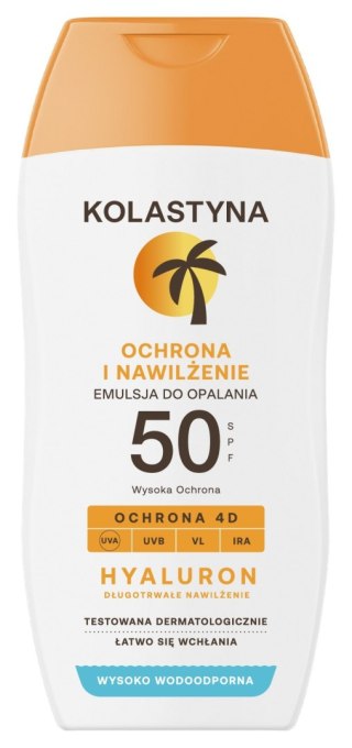 KOLASTYNA OPALANIE KOLASTYNA Emulsja do opalania - Ochrona i Nawilżenie SPF50 150ml
